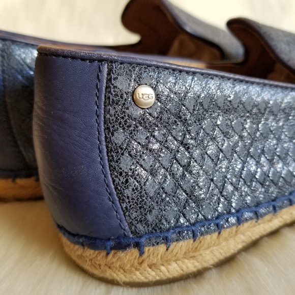 UGG | Sandrinne Metallic Basket Shoes/Espadrilles - Picture 4 of 8